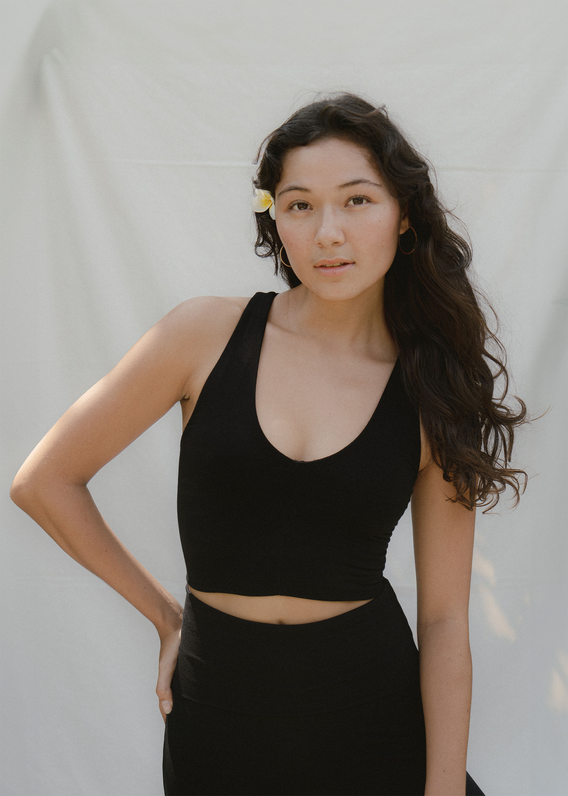 Yuki is wearing size XS. Height 163cm (5.3”) Bust 85cm (33.6”), Waist 69cm (27.2”)  | Size XS