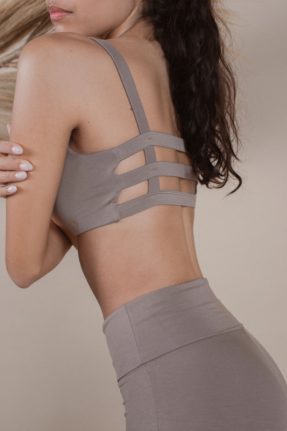 Aliya is wearing size S. Bust: 75cm (29.5”), Waist 58cm(22.8”), Height 168cm(5.5”) | Size S