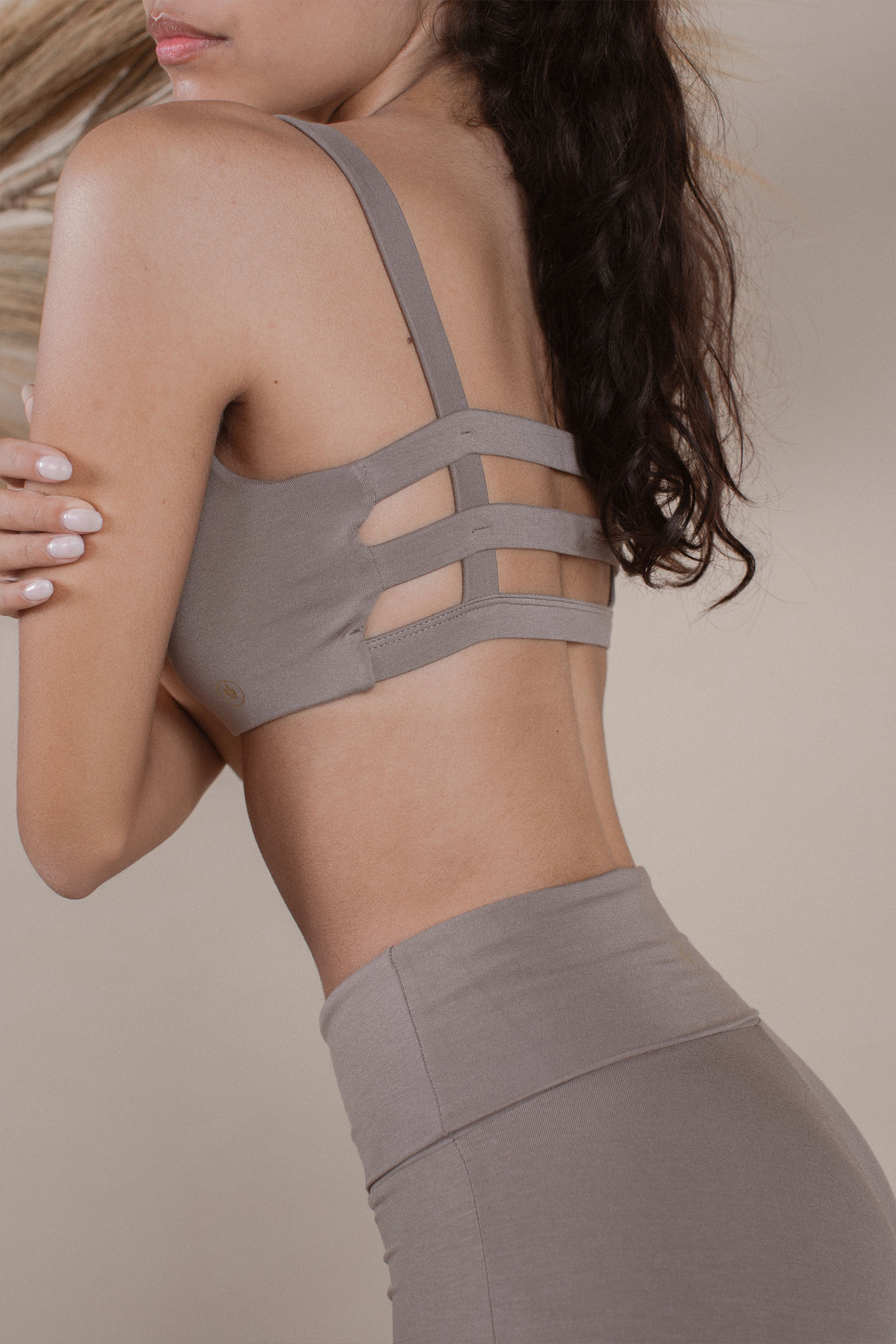 Aliya is wearing size S. Bust: 75cm (29.5”), Waist 58cm(22.8”), Height 168cm(5.5”) | Size S