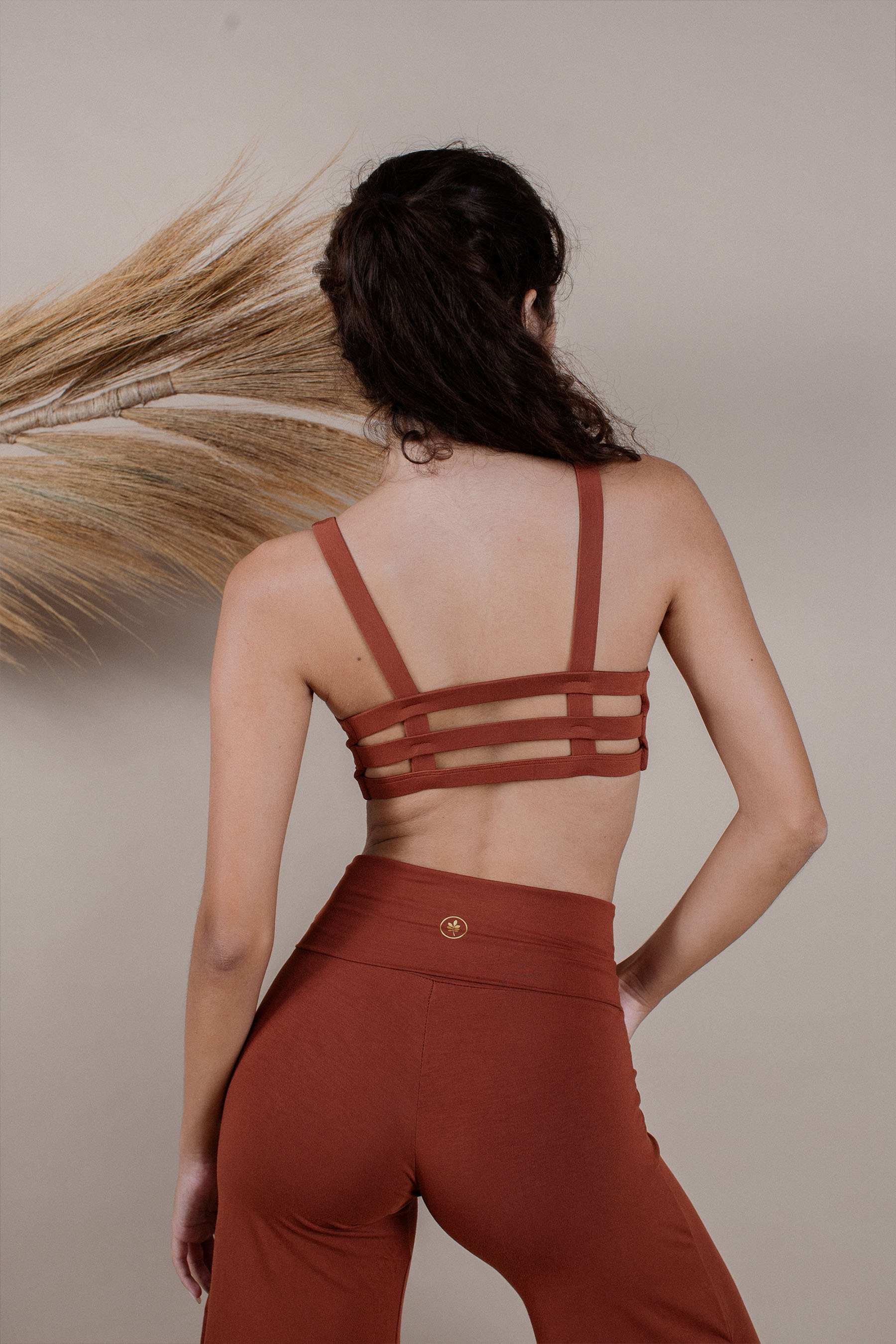 Aliya is wearing size S. Bust: 75cm (29.5”), Waist 58cm(22.8”), Hips 94cm(37”), Height 168cm(5.5”) | Size S