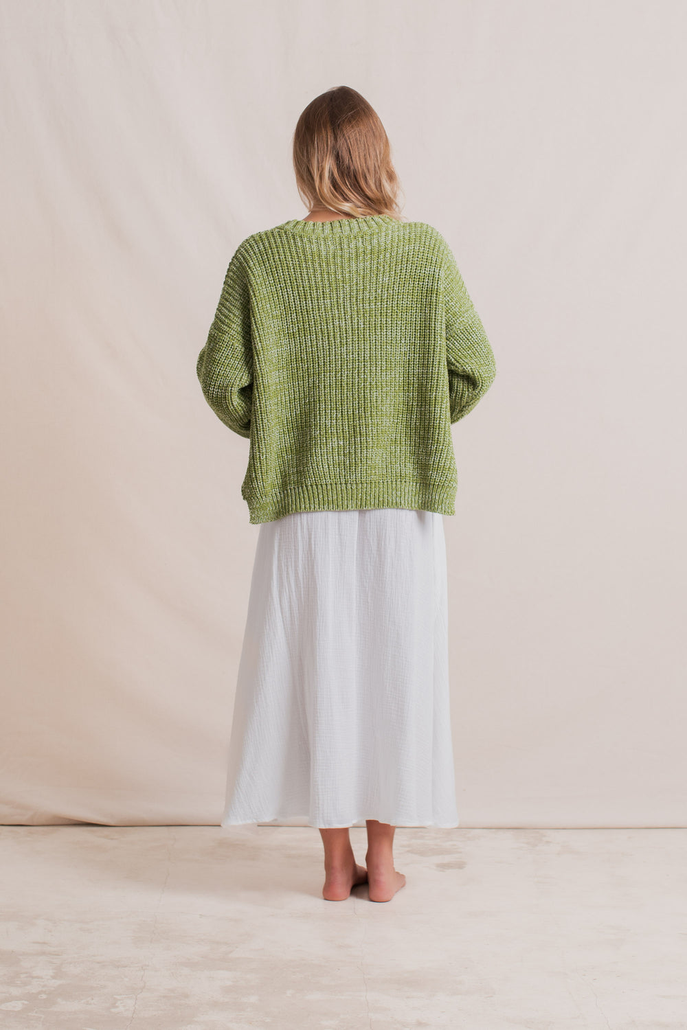 Jade is wearing size S/M, Bust 86cm (33.8”), Waist 67cm (26.4”), Hips 90cm (35.4”),  Height 170cm (5.6”) | Size S/M