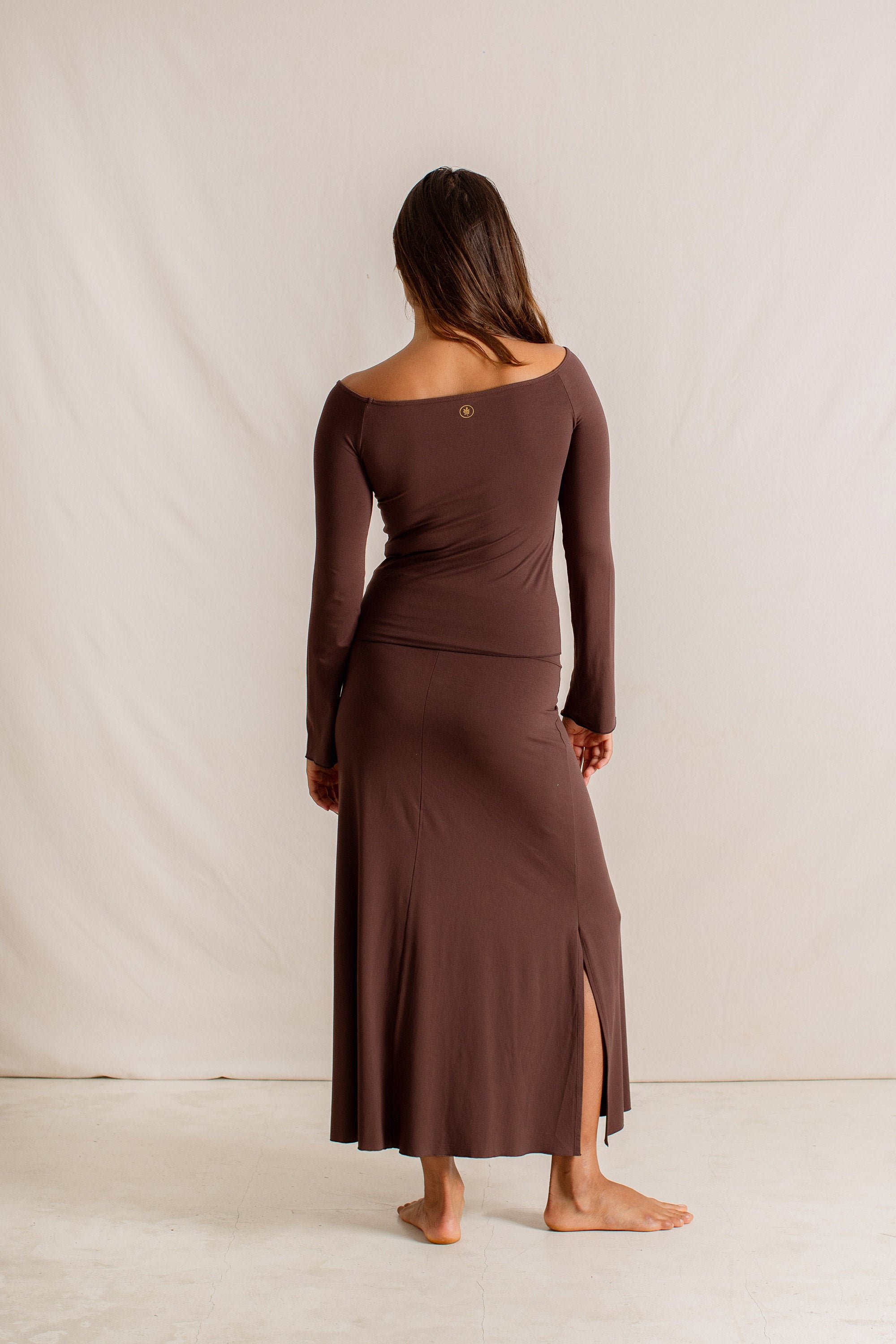 Haley is wearing size XS/S. Bust 87cm (34.25”), Waist 63cm (24.8”), Hips 92cm (36.22”), Height 172cm (5.6”) | Size XS/S