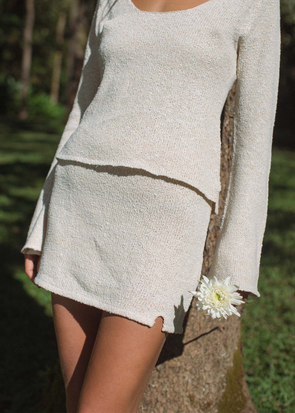 Andrea is wearing size XS/S. Bust 80cm (31.5”), Waist 69cm (27.2”), Hips 94cm(37”), Height 175cm(5.7”) | Size XS/S