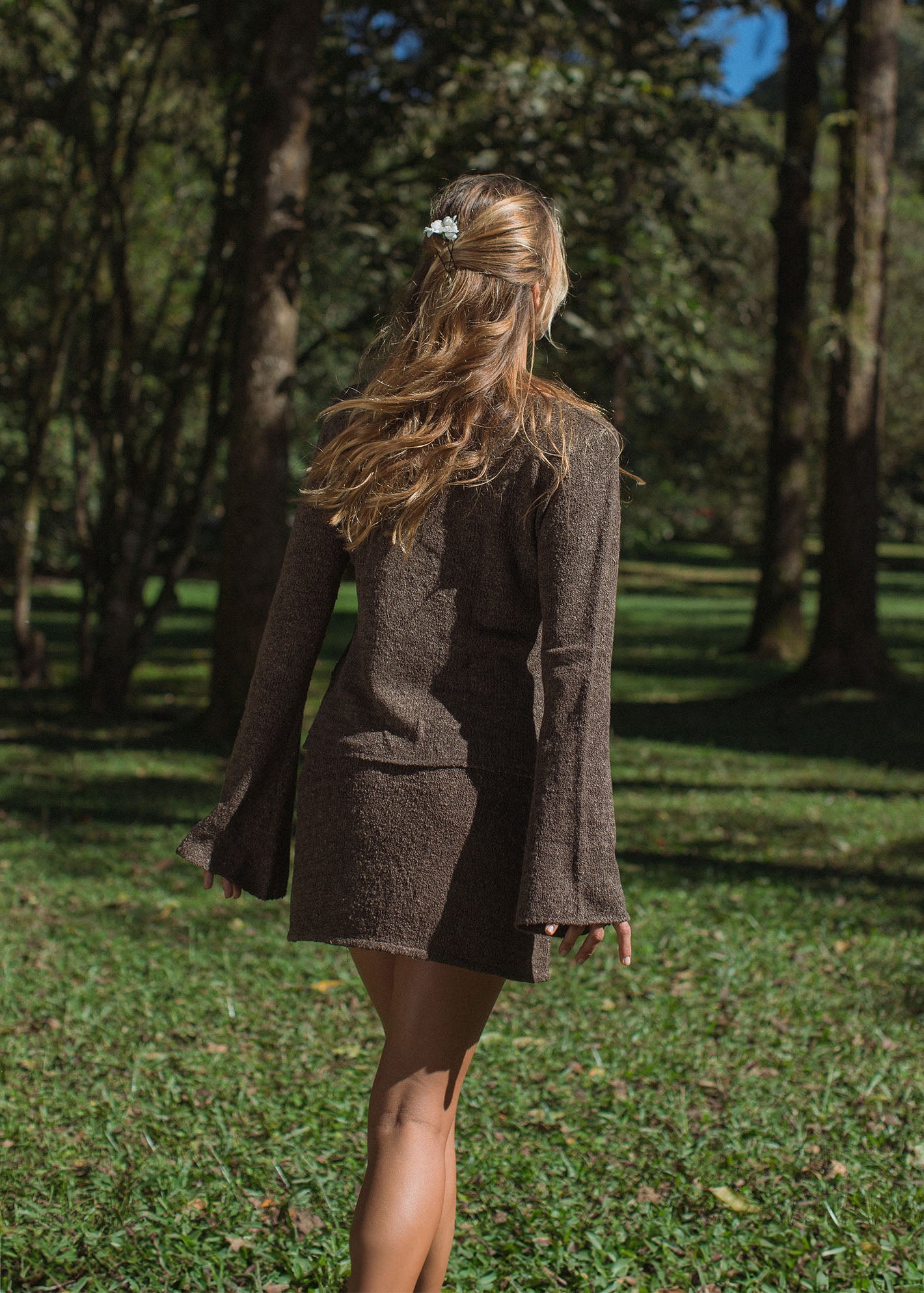 Andrea is wearing size XS/S. Bust 80cm (31.5”), Waist 69cm (27.2”), Hips 94cm(37”), Height 175cm(5.7”) | Size XS/S