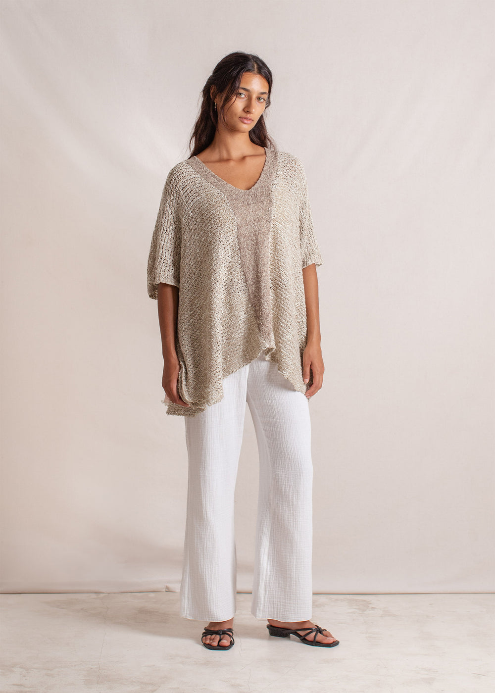 Tara usually wears size S, Bust 86cm (33.8”), Waist 60cm (23.6”), Hips 89cm (35”),  Height 175cm (5.7”) | One Size