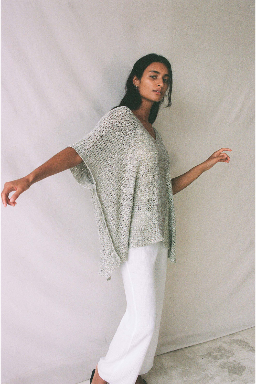 Tara usually wears size S, Bust 86cm (33.8”), Waist 60cm (23.6”), Hips 89cm (35”),  Height 175cm (5.7”) | One Size