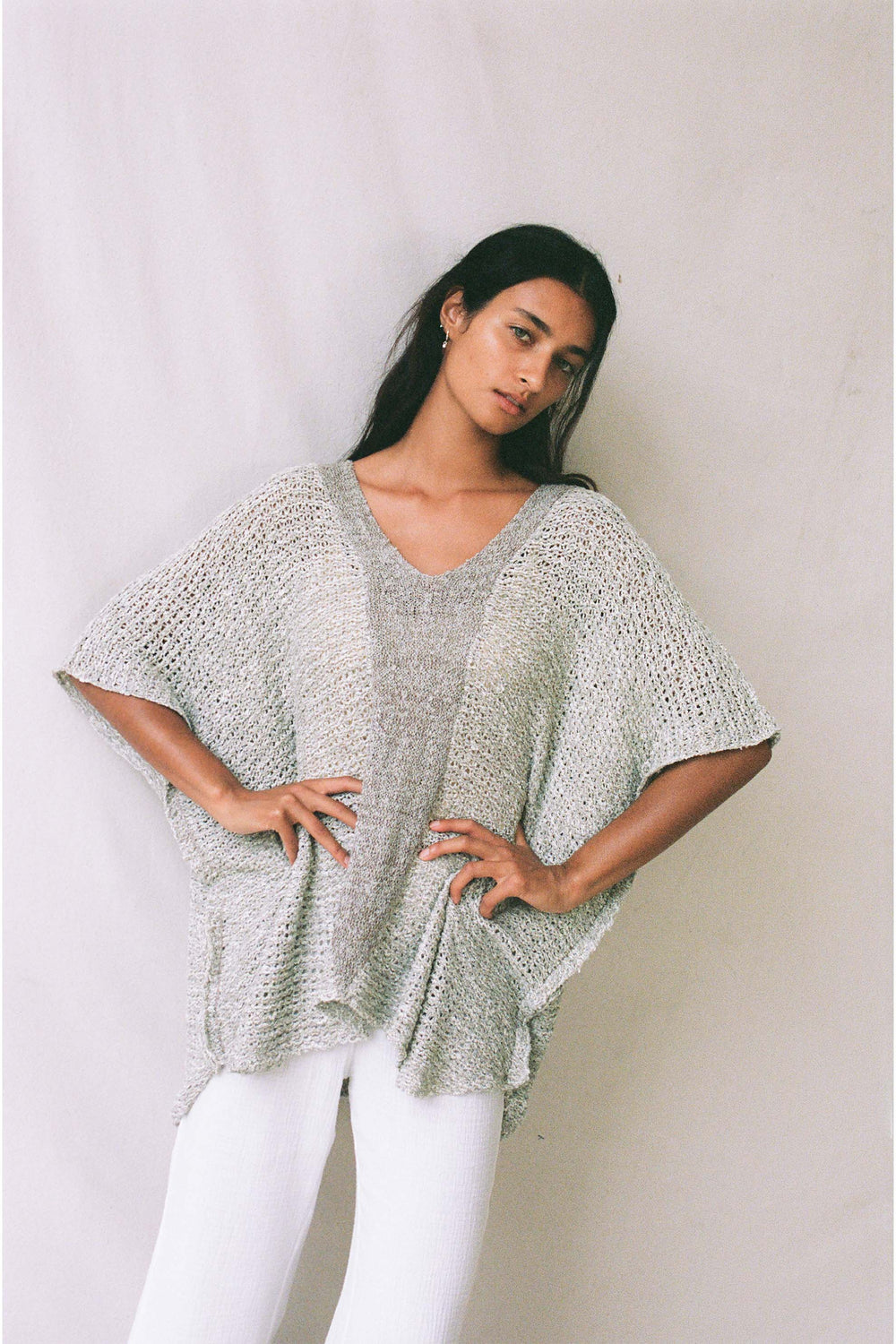 Tara usually wears size S, Bust 86cm (33.8”), Waist 60cm (23.6”), Hips 89cm (35”),  Height 175cm (5.7”) | One Size