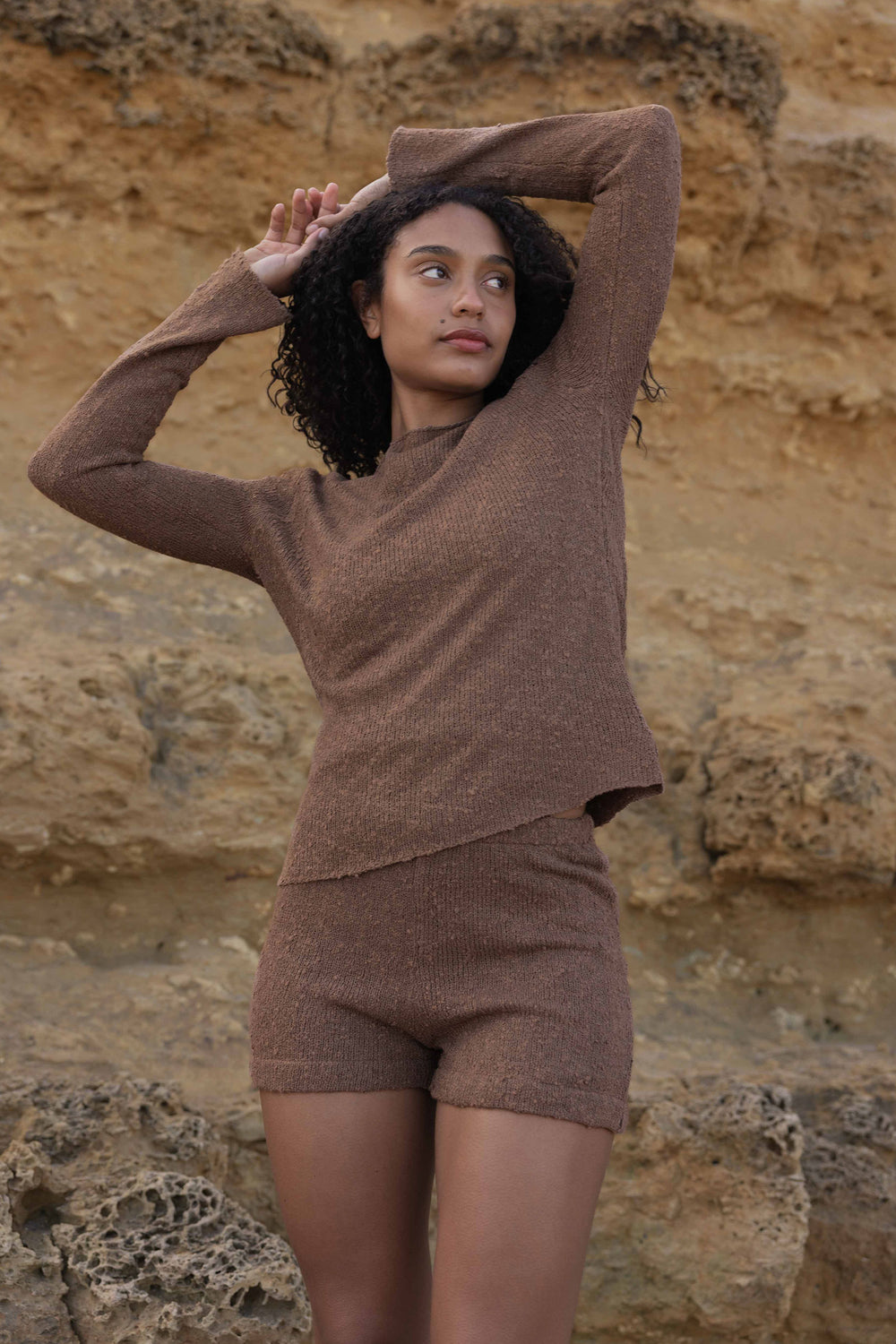 Mae is wearing M/L. Bust 89cm (35”), Waist 66cm (25.9”), Hips 103cm (40.5”), Height 175cm (5.7”) | Size M/L