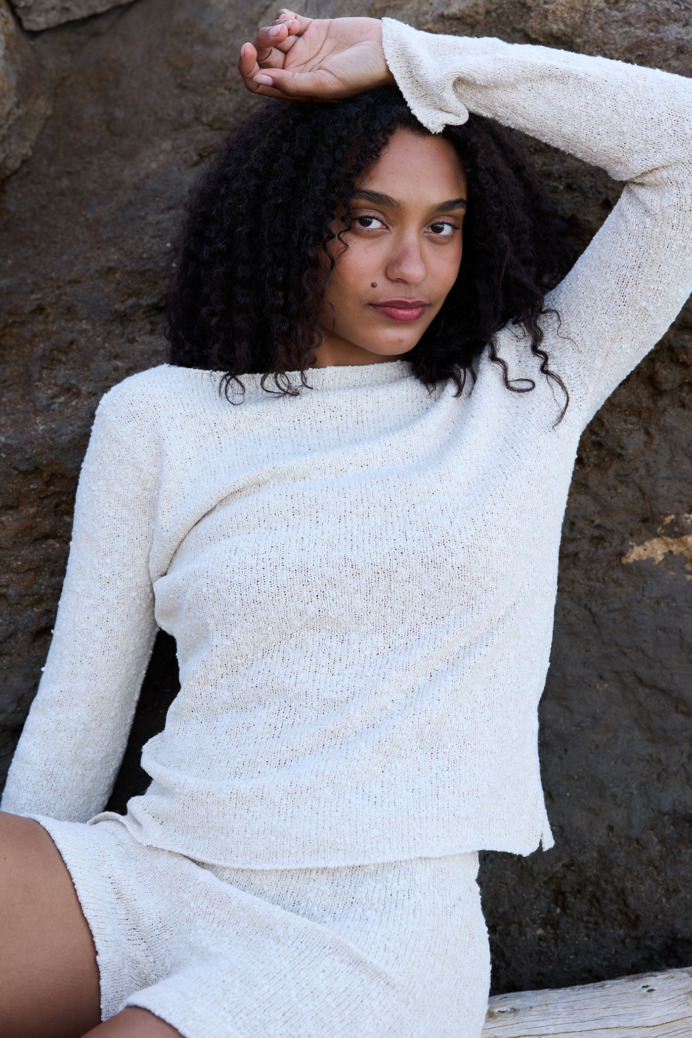 Mae is wearing M/L. Bust 89cm (35”), Waist 66cm (25.9”), Hips 103cm (40.5”), Height 175cm (5.7”) | Size M/L