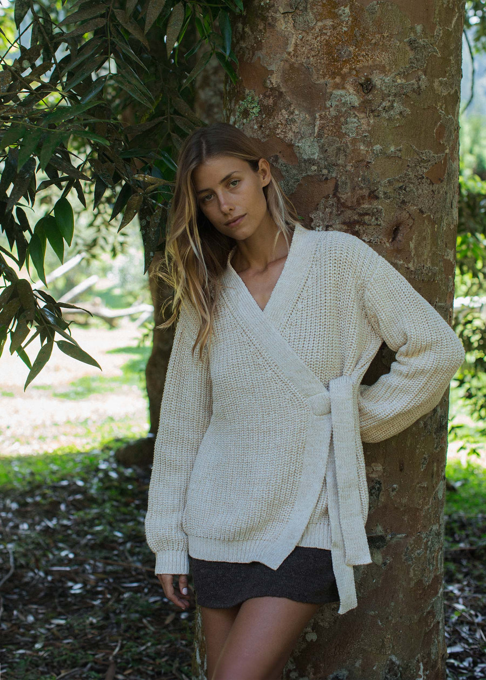 Andrea usually wears size XS/S. Bust 80cm (31.5”), Waist 69cm (27.2”), Hips 94cm(37”), Height 175cm(5.7”) | One Size