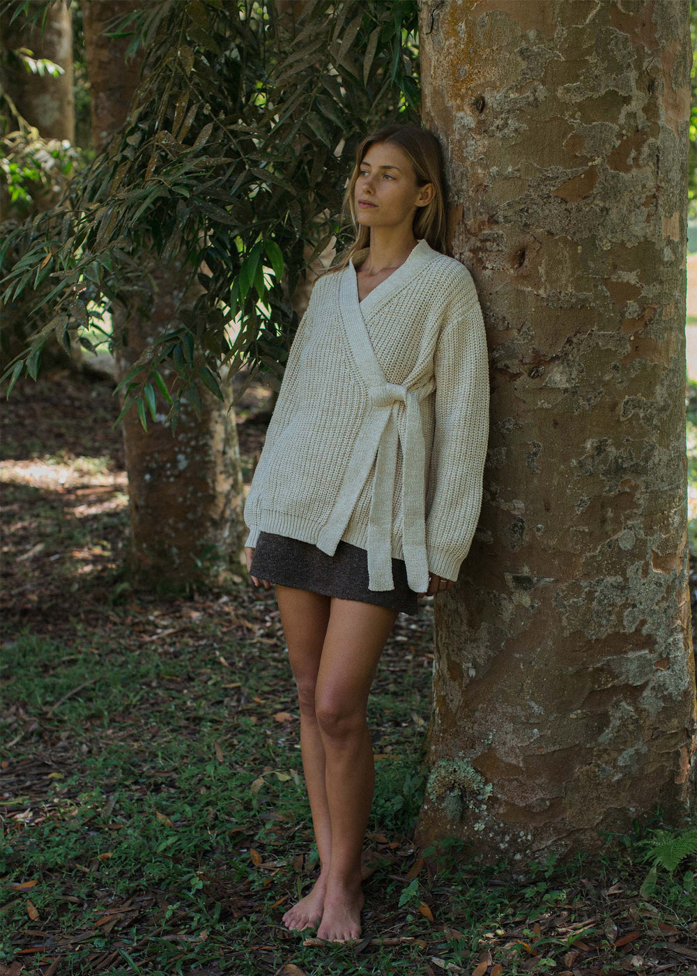 Andrea usually wears size XS/S. Bust 80cm (31.5”), Waist 69cm (27.2”), Hips 94cm(37”), Height 175cm(5.7”) | One Size