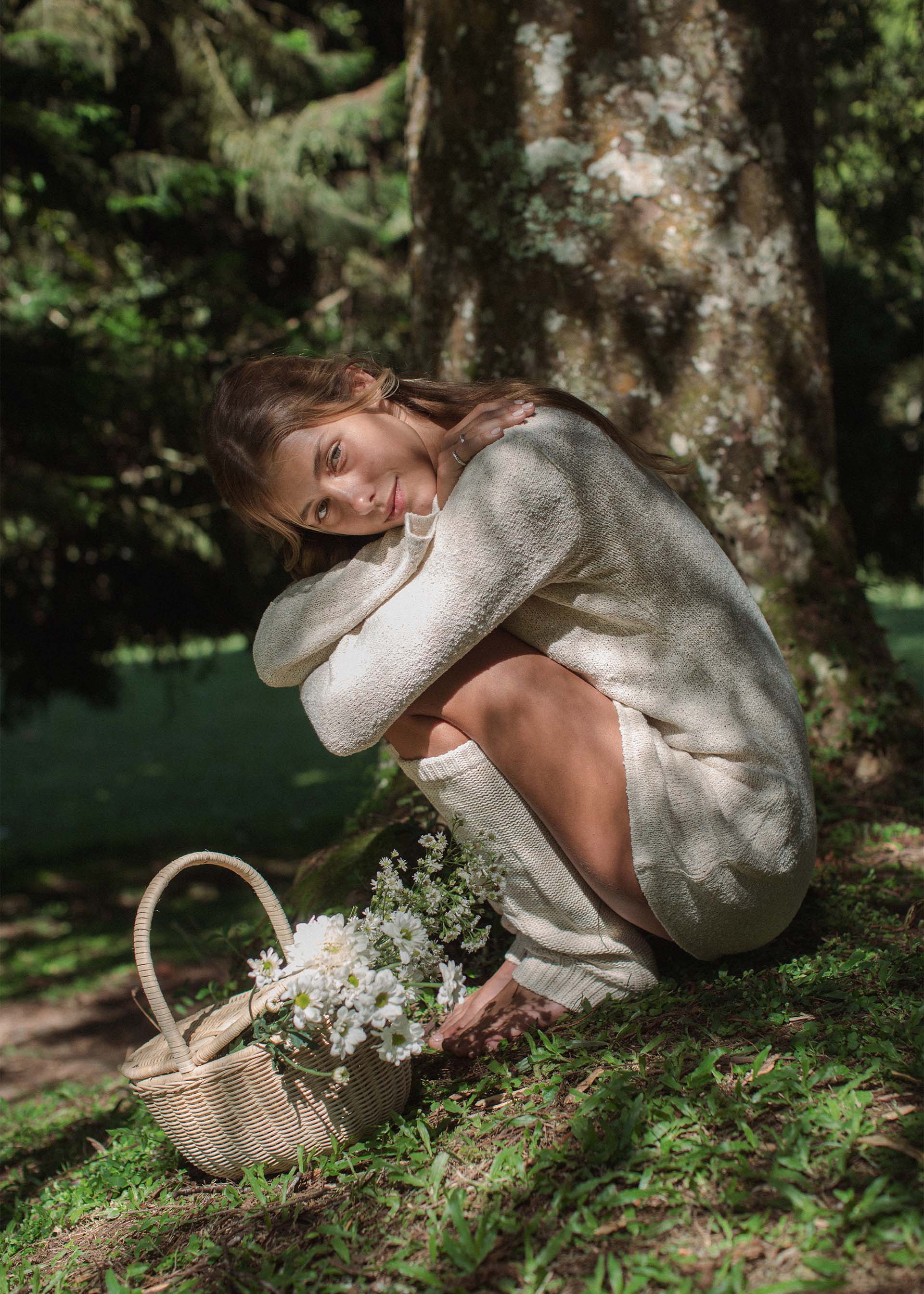 Andrea is wearing size XS/S. Bust 80cm (31.5”), Waist 69cm (27.2”), Hips 94cm(37”), Height 175cm(5.7”) | Size XS/S