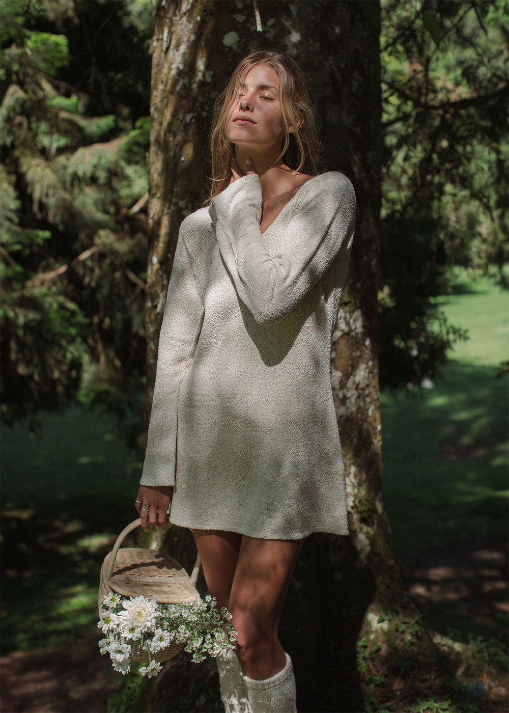 Andrea is wearing size XS/S. Bust 80cm (31.5”), Waist 69cm (27.2”), Hips 94cm(37”), Height 175cm(5.7”) | Size XS/S