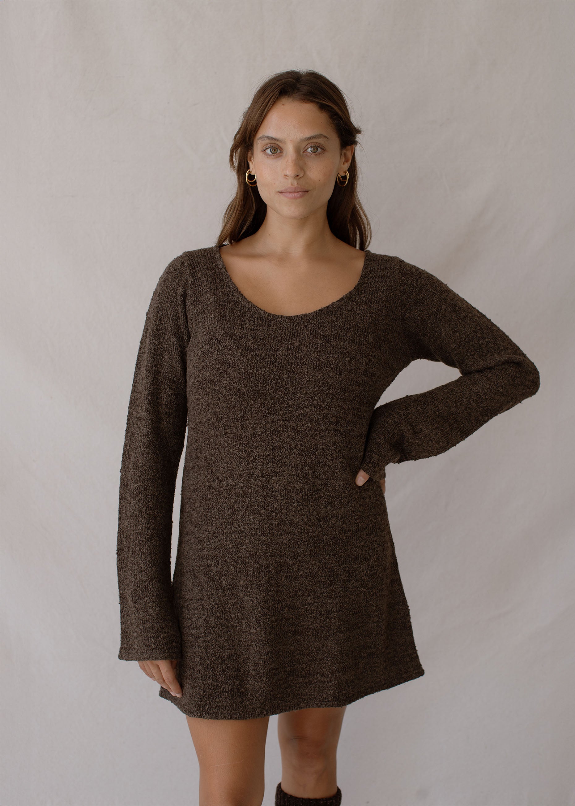 Amber wears size XS/S. Height 160cm (5.2”), Bust 83cm (32.7”), Waist 72cm (28.3”), Hips 87cm (34.2”) | Size XS/S