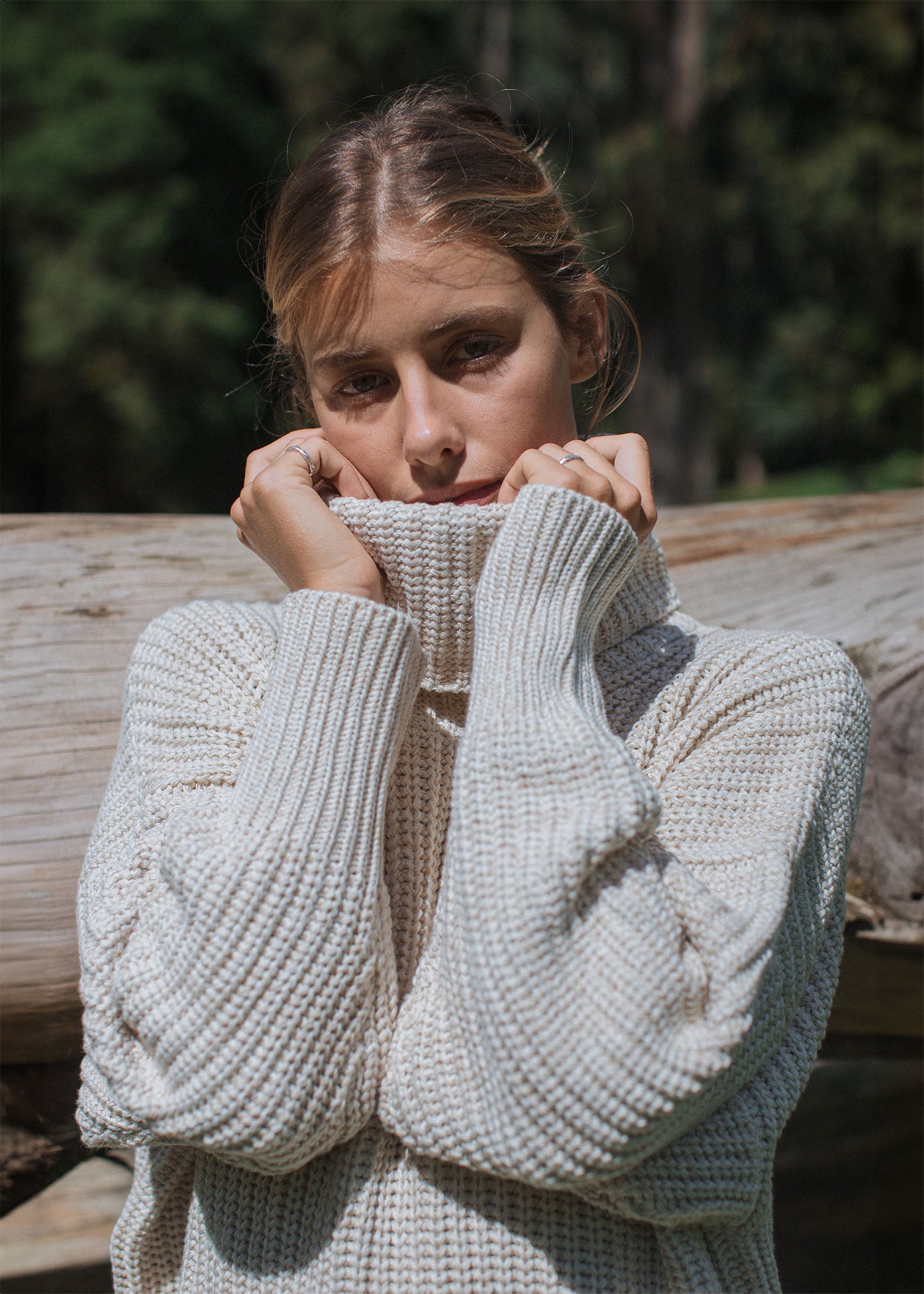 Andrea usually wears size XS/S. Bust 80cm (31.5”), Waist 69cm (27.2”), Hips 94cm(37”), Height 175cm(5.7”) | One Size