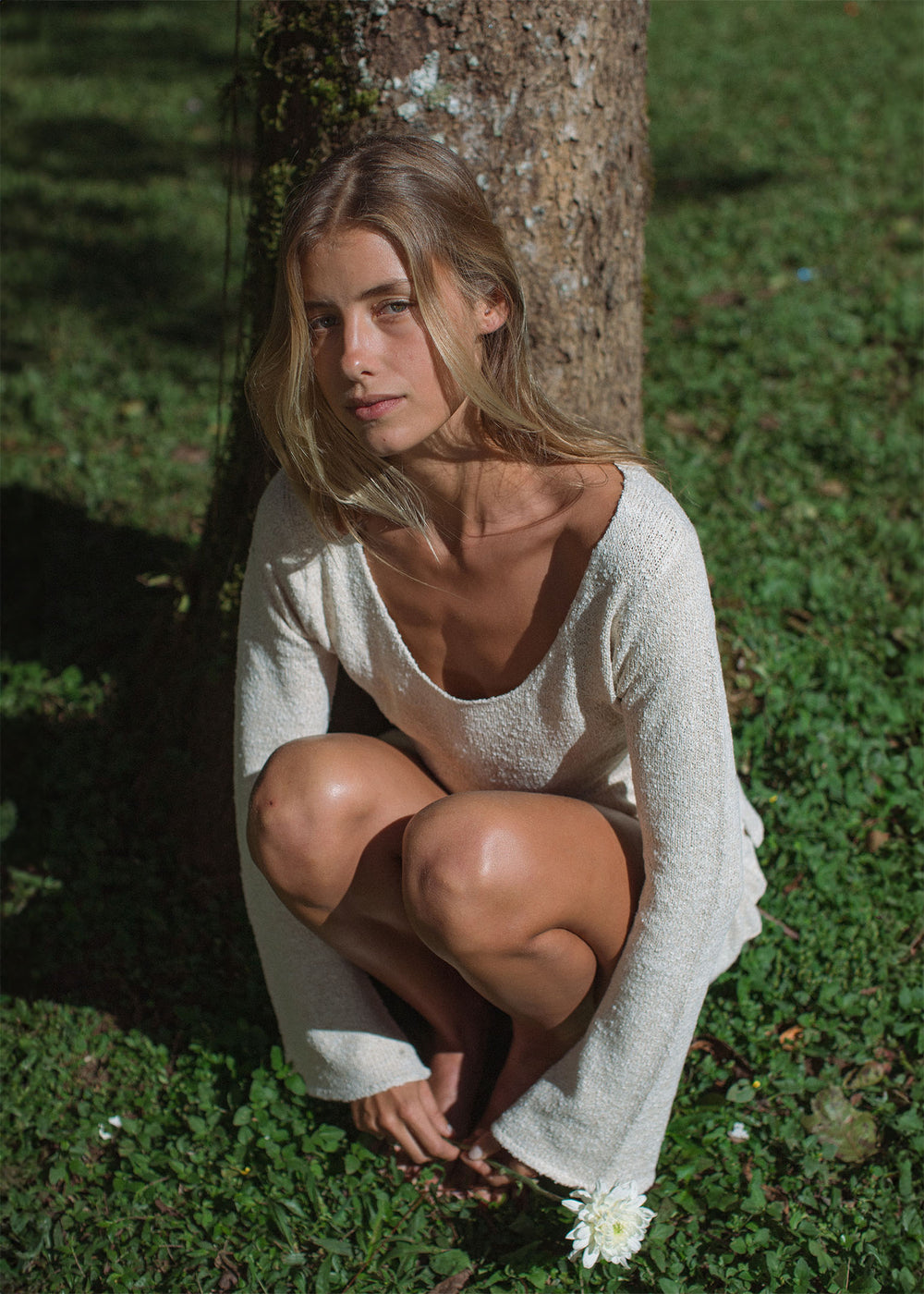 Andrea is wearing size XS/S. Bust 80cm (31.5”), Waist 69cm (27.2”), Hips 94cm(37”), Height 175cm(5.7”) | Size XS/S