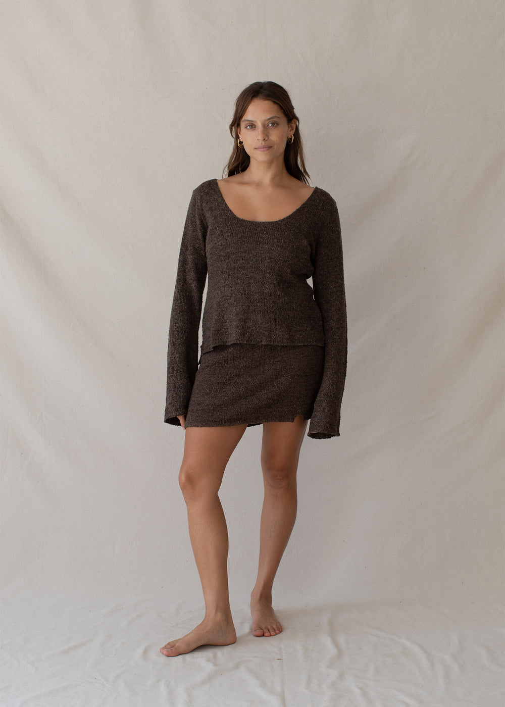 Amber wears size XS/S. Height 160cm (5.2”), Bust 83cm (32.7”), Waist 72cm (28.3”), Hips 87cm (34.2”) | Size XS/S