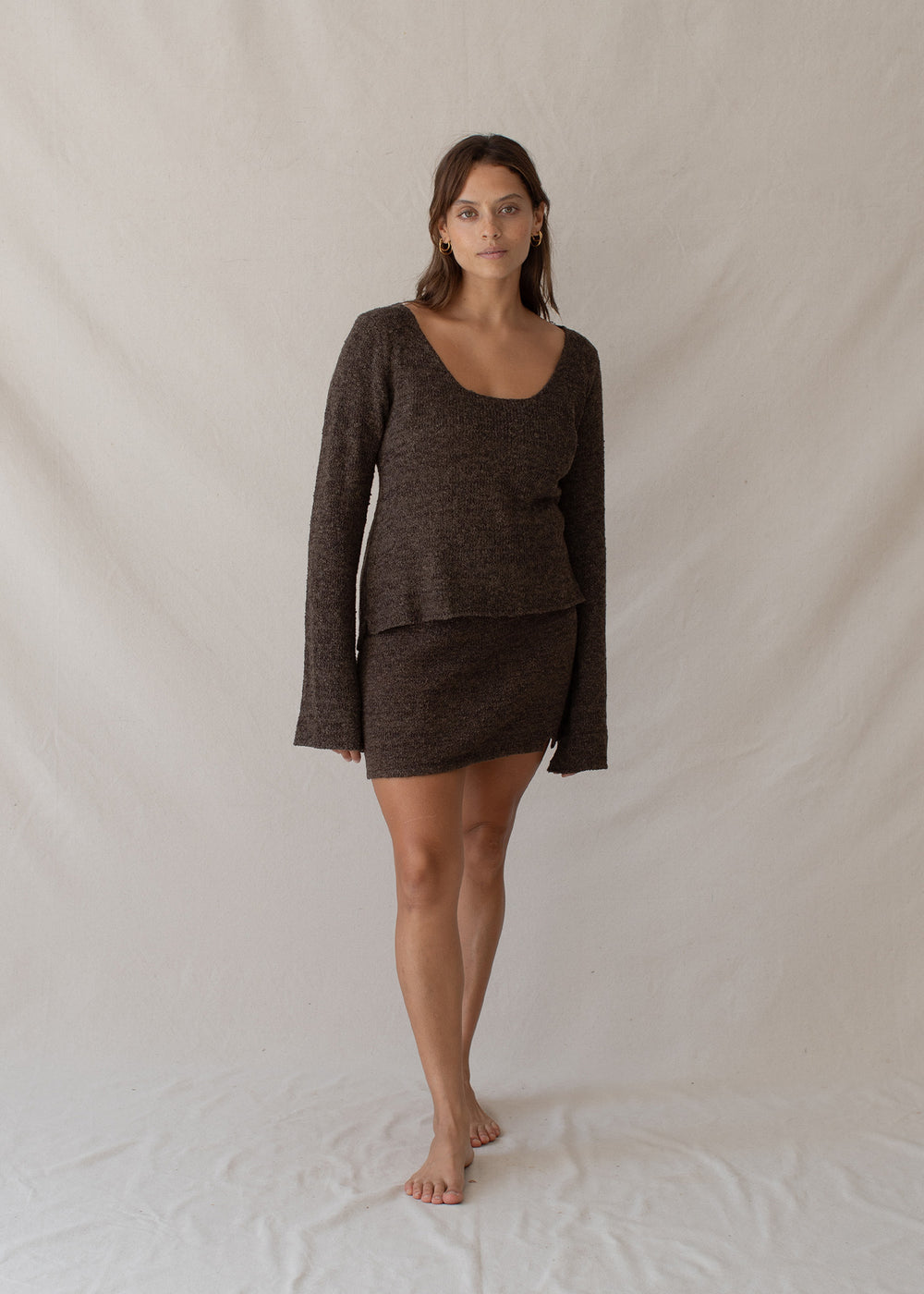 Amber wears size XS/S. Height 160cm (5.2”), Bust 83cm (32.7”), Waist 72cm (28.3”), Hips 87cm (34.2”) | Size XS/S