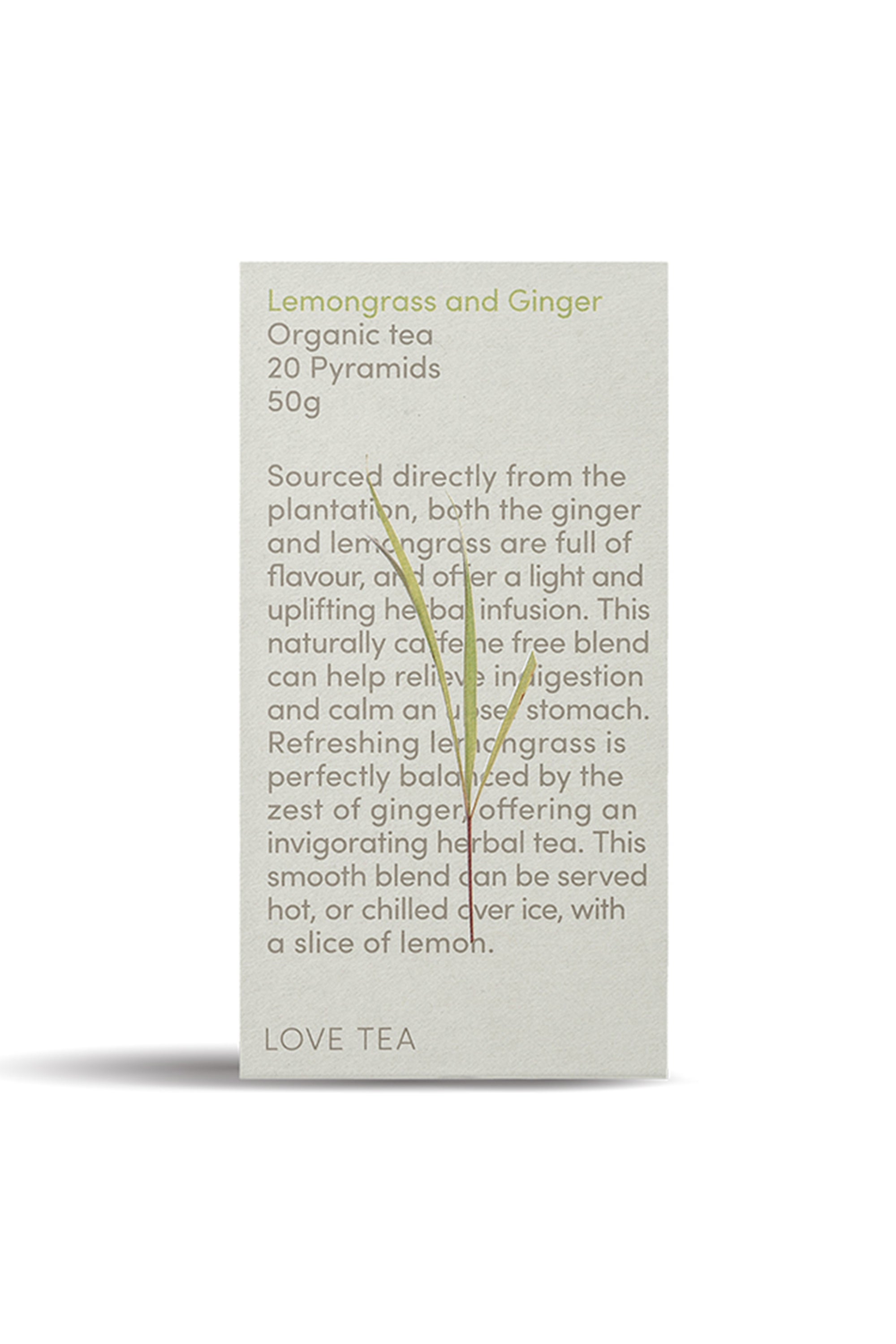 Lemongrass & Ginger Pyramid Tea Bags