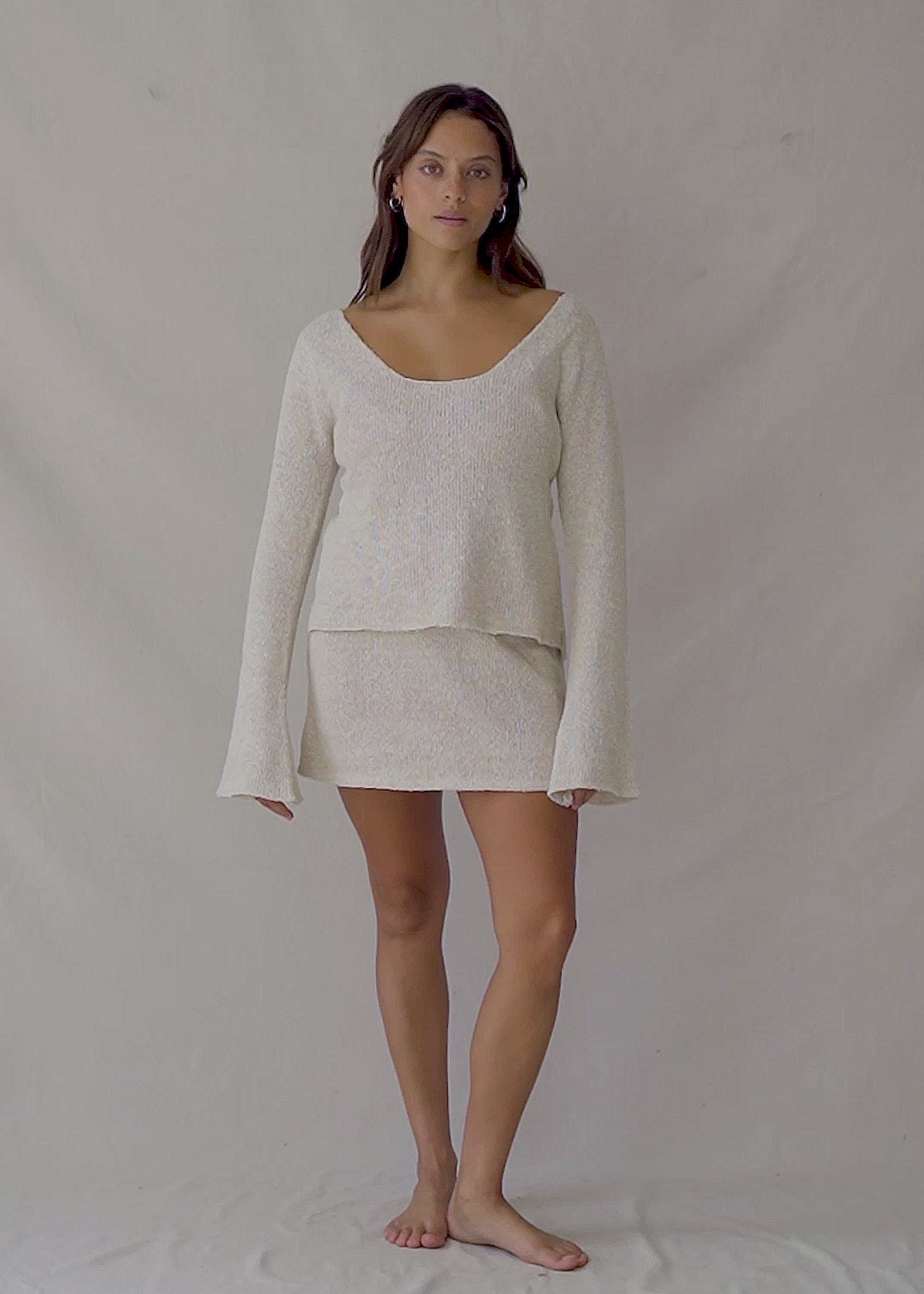 Amber wears size XS/S. Height 160cm (5.2”), Bust 83cm (32.7”), Waist 72cm (28.3”), Hips 87cm (34.2”) | Size XS/S