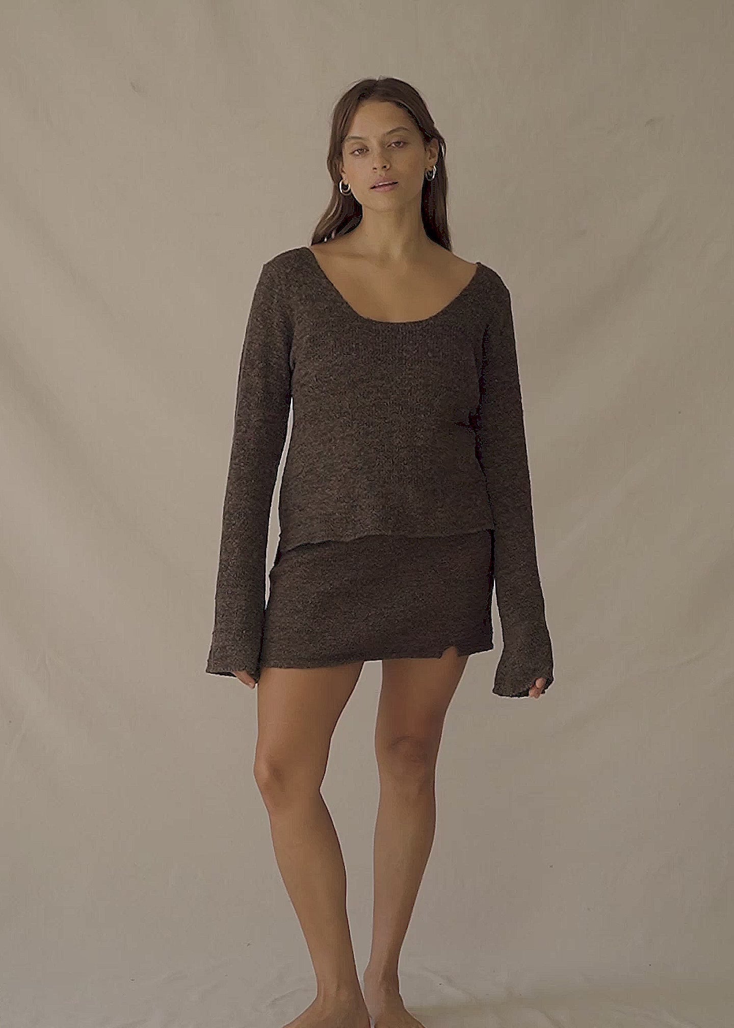 Amber wears size XS/S. Height 160cm (5.2”), Bust 83cm (32.7”), Waist 72cm (28.3”), Hips 87cm (34.2”) | Size XS/S