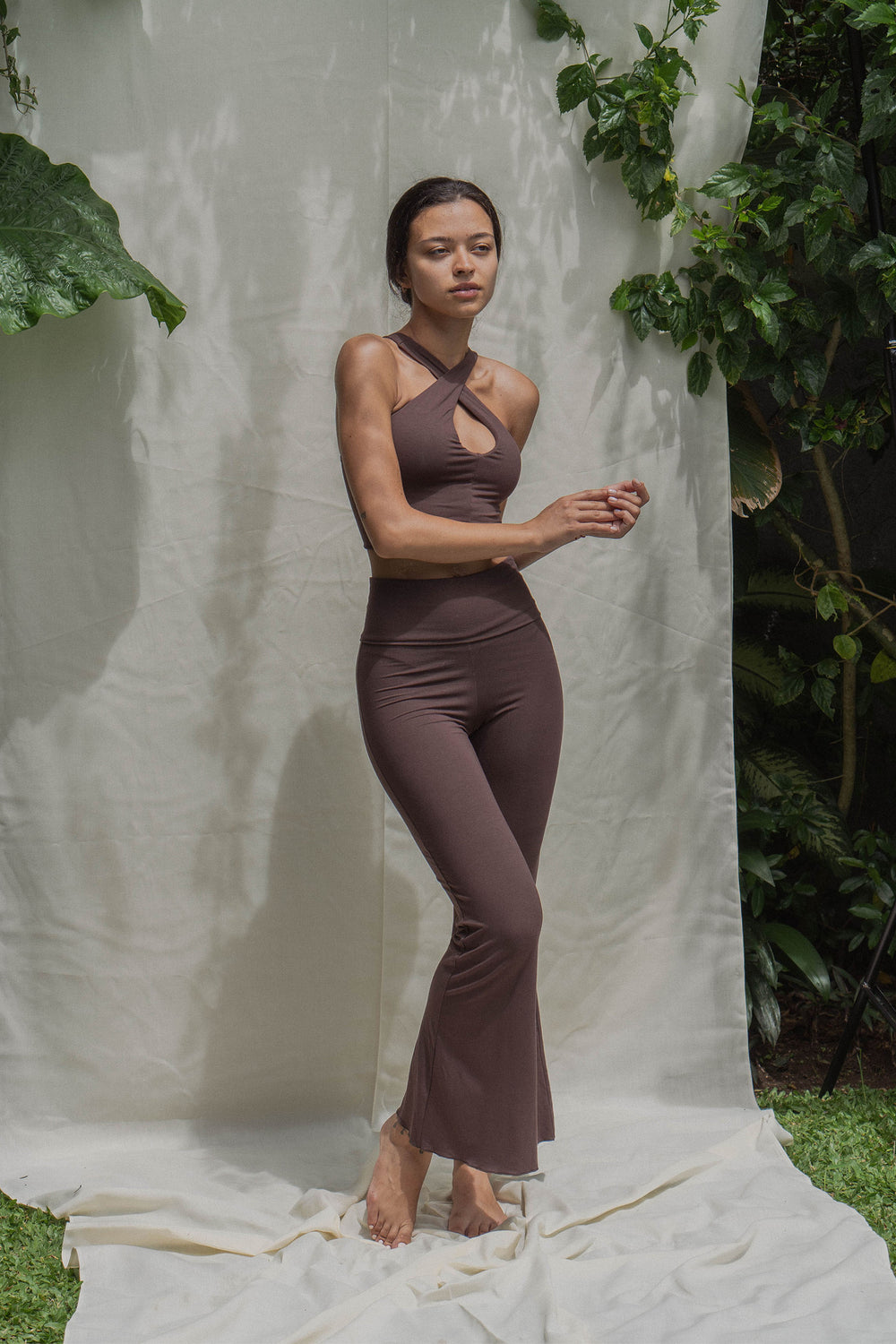 Sabi is wearing size S. Height 171cm (5.6”) Waist 64cm (25.2”), Hips 95cm (37.4”) | Size S