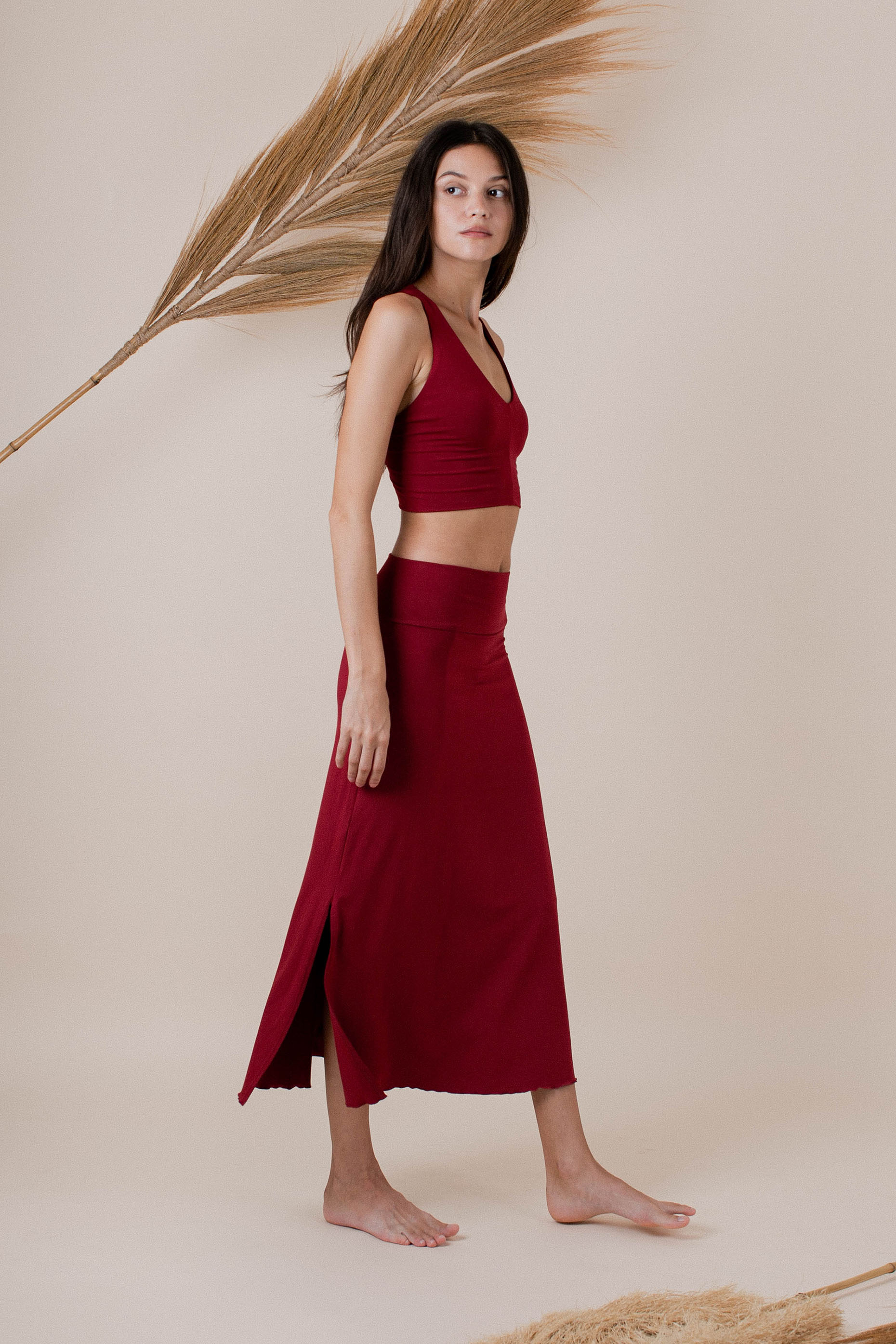 Anna is wearing size XXS/XS. She is 175cm(5.7”), Waist: 60cm(23.6”), Hips: 89cm(35”) | Size XXS/XS