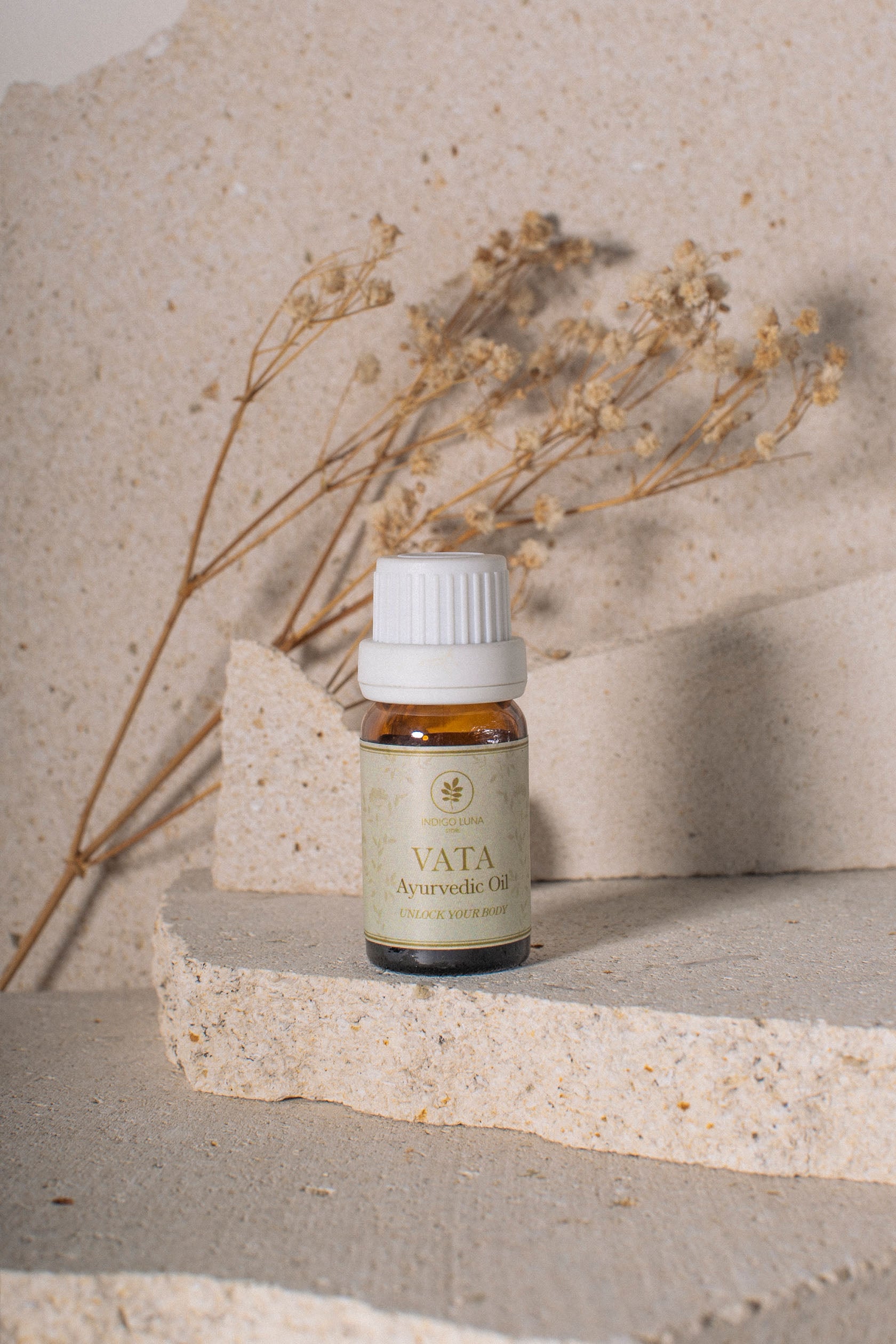 Vata Ayurvedic Oil Dropper Bottle